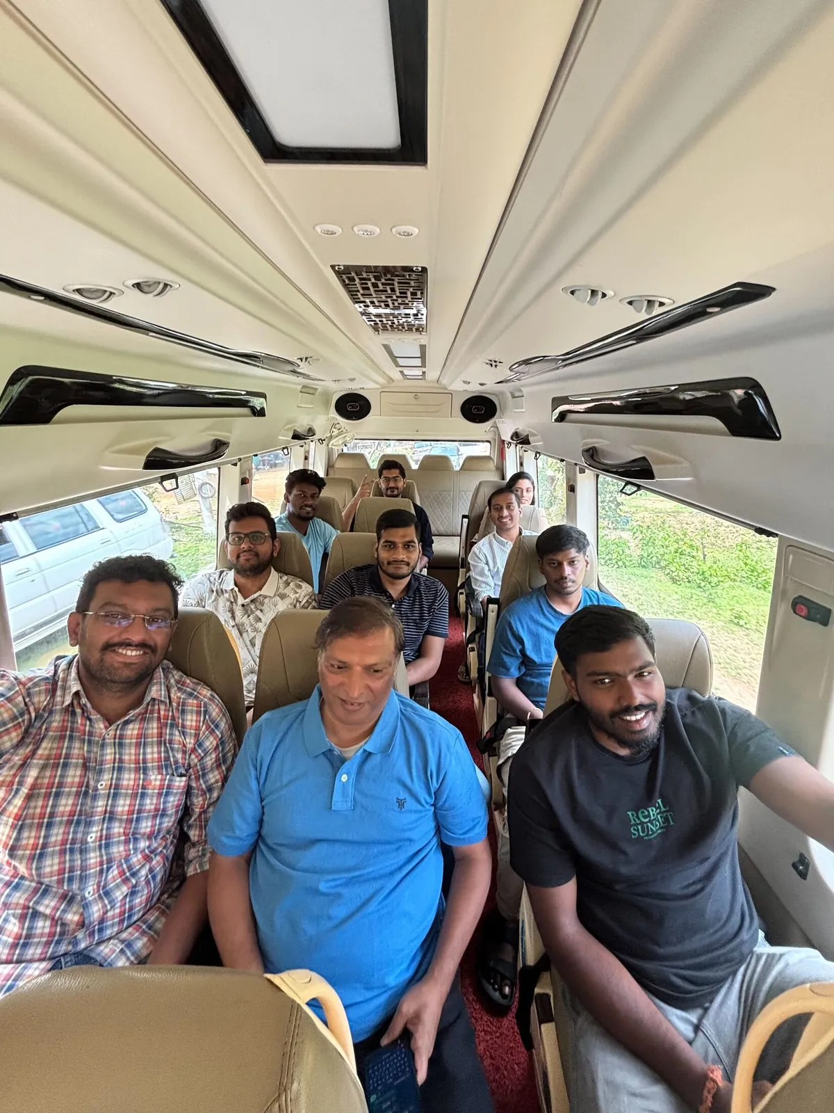 On the road together for a team trip