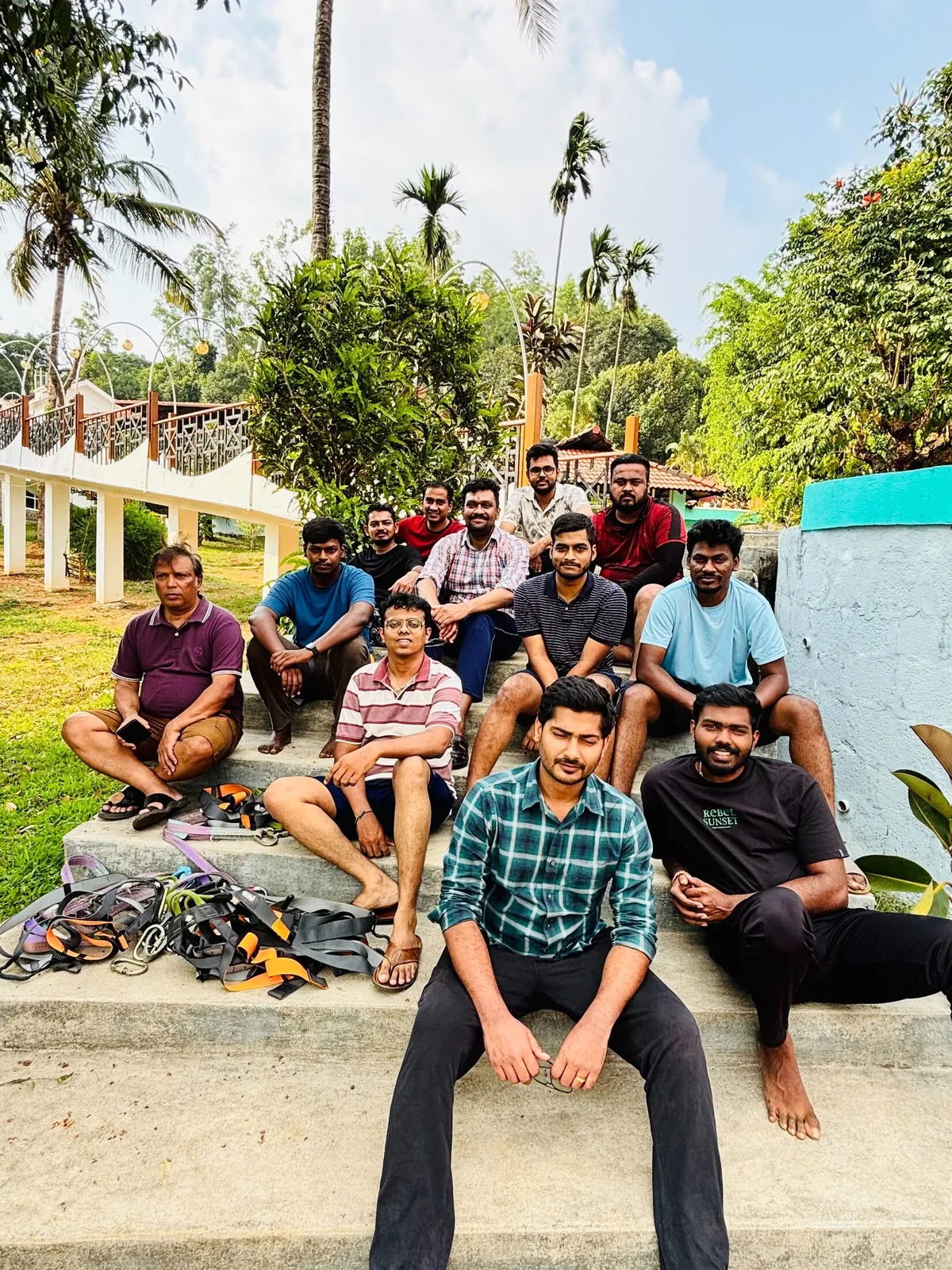 A group photo from a team offsite